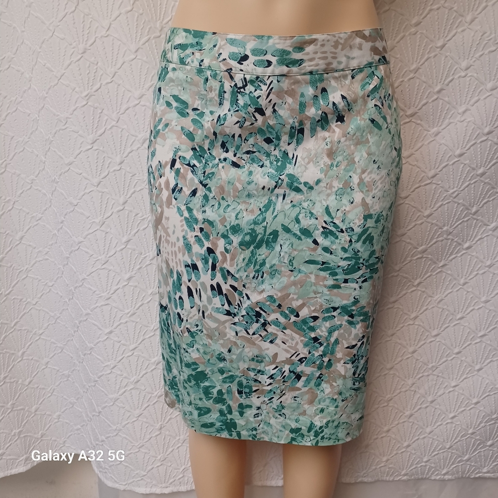 Van Heusen  New Size 6 Blue Knee-Length Pencil Skirt - Picture 4 of 12